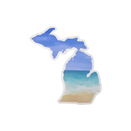 Watercolor Beach - Decal