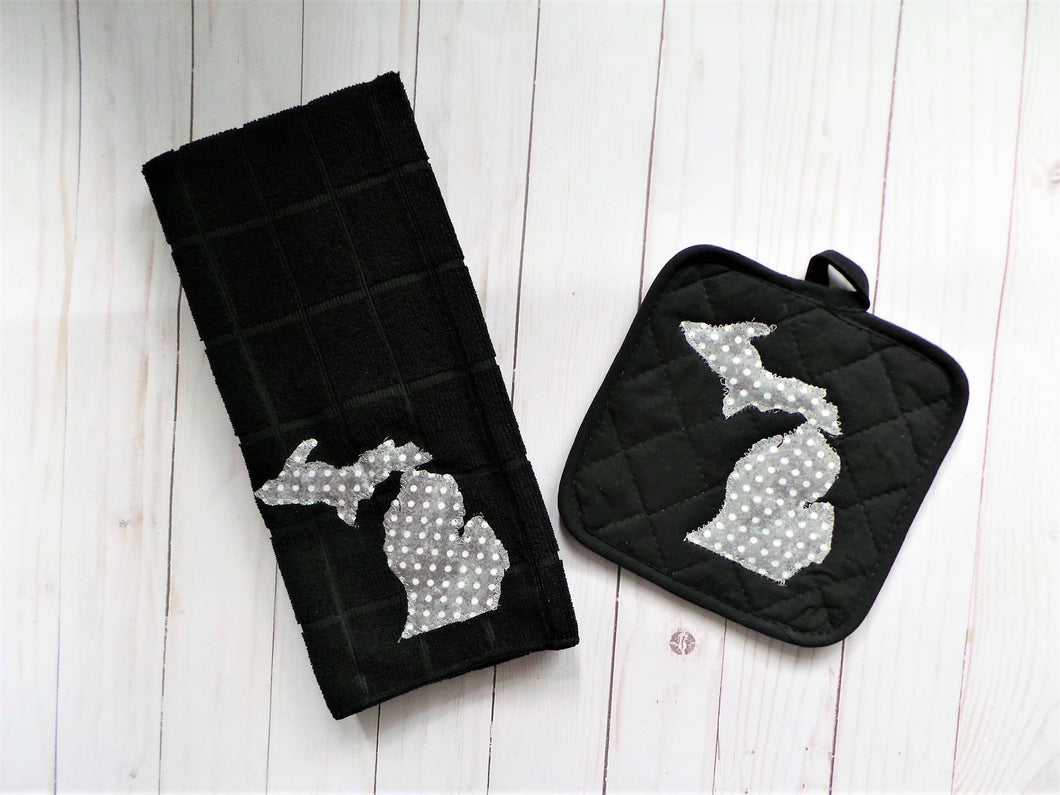 Michigan Towel & Potholder