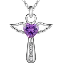 Load image into Gallery viewer, Sterling Silver Angel Wing Necklace - Dream Works By Marlo
