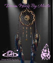 Load image into Gallery viewer, Tree Of Life Black Dream Catcher
